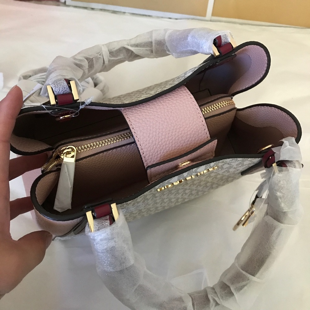 💦🌻mk Satchel set🌻crossbody/vanilla/pastel pink - Picture 3 of 8